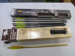 Beman ICS Crossbow Hunter Carbon Bolts & Horton Crossbow Arrows Lot