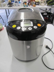 SYCEES 19-Program Bread Maker with Removable Pan  Stainless Steel Finish