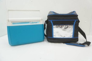 Coleman 10 cooler and collapsible Coleman cooler