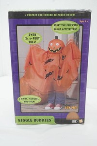 Giggle Buddies outdoor decor 2 12  tall sound activation