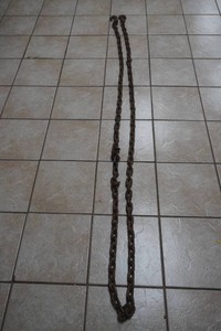 15 heavy duty log chain with hooks on each end