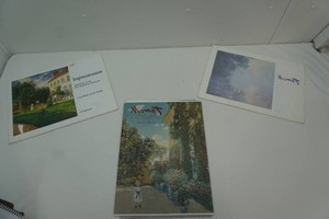 group of 3 Impressionism portfolios with a number of prints, Monet