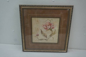 Perfect Peonies by artist Carol Robinson framed and matted 18 x 18