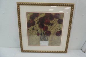 At Your Calling by artist BJ Zhang framed and matted 24 x 24