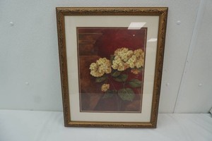 Tuscan Summer ll by artist Pamela Gladding framed and matted 18 x 22