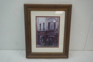 Artists Quarters by artist Ruane Manning framed and matted 17 x 15