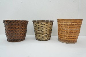 3 woven planter baskets 9 12 tall