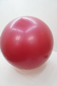 big red exercise ball