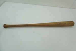 wooden baseball bat with Bill Freehan signature and no other markings