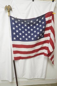 Valley Forge US Flag 3 x 5 on pole