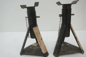 1 pair 4000# rated adjustable jack stands