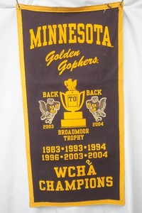 Minnesota Golden Gophers Broadmoor Trophy Championship banner