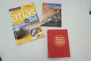 Rand McNally Road Atlas, Travel Arizona, Websters Dictionary
