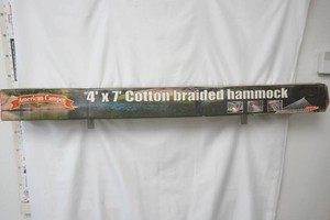 4 x 7 cotton braid hammock by American Camper