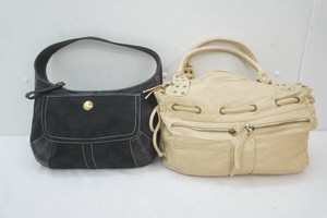 Coach Ergo Signature Hobo bag, cream colored multi pocket shoulder bag