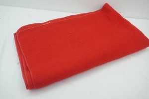 red plush throw blanket