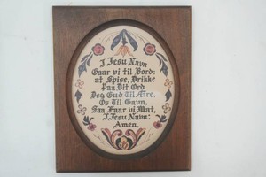 Norwegian table prayer