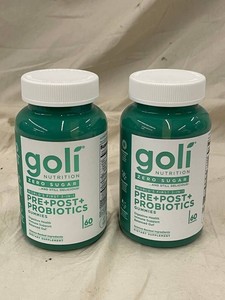 Mil - Goli Zero Sugar PrePost Probiotics Gummies (Lot of 2)