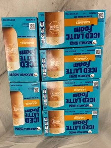 AL 4 - Maxwell House Iced Latte Foam Caramel 6ct (Lot of 6)