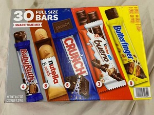 CO 4 - Assorted Chocolate Snack Bars - 30 Count Mixed Variety