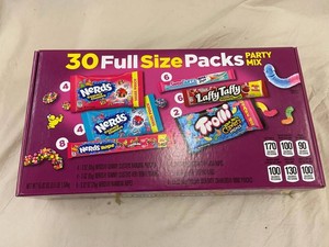 NY 2 - Nerds Party Mix Full-Size Candy Packs (Lot of 30)