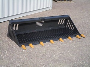 LandHonor 78 Skid Steer Skeleton Rock Bucket