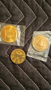 Collectable commemorative Bicentennial tokens