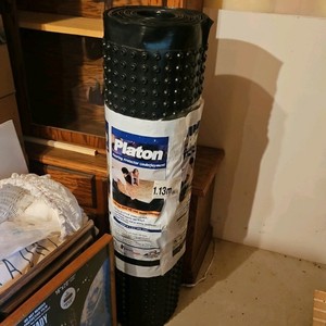 Platon 1.13m flooring protector underlayment covers 175 sq ft