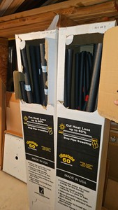 2 partial boxes of Climatube 60 pipe insulation