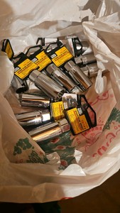 bag of new 1316 spark plug sockets