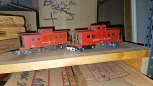 American Flyer 638 caboose and Reading 630