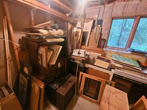 Picture frames and prints workspace, take what youd like
