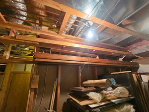 Various wood in print shop