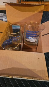 3 Democratic national convention of new York 1992 glassware