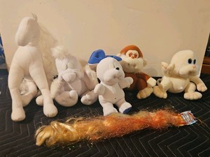 Vintage unfinished Tonka plush toys&nbsp;