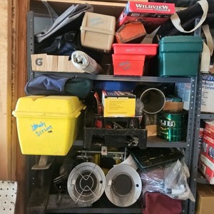 Upper 3 shelves merchandise