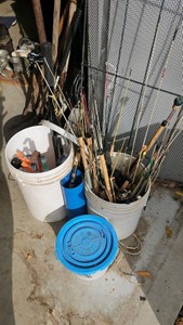 Ice fishing lot