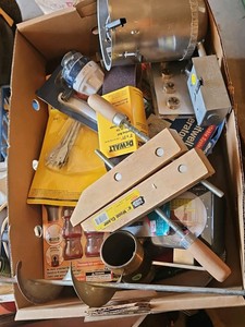 box of various new tooling lot