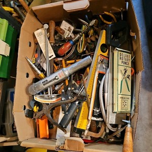 Box of hand tools