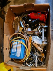 Box of various tools