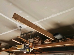 Spare wood in garage