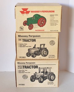 Massey Ferguson Tractor Models  Set of 3, 116 Scale