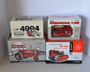 Case & International Farm Equipment Models - Set of 4