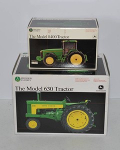 John Deere Precision Classics Tractors - Model 630 and Model 8400