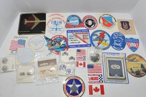 Vintage Stickers & Pins - Mostly Military