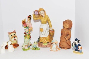 Assorted Figurines - Various Styles & Materials