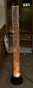 Lighted Sensory Bubble Tube Floor Lamp - Color Changing