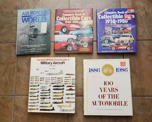 Military & Automobile Books - Hardcover Collection