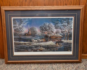 Terry Redlin Morning Frost  33 x 24