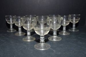 Vintage Aperitif Glasses - Set of 10